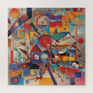 Puzzle Oeuvre Abstraite moderne