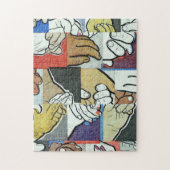 Puzzle Oeuvre artisanale à main unique (Vertical)