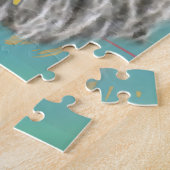Puzzle Oeuvre colorée irlandaise Wolfhound (Côté)