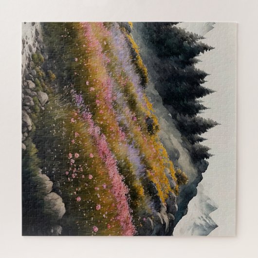 Puzzle OEuvre d'art alpin (Horizontal)