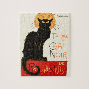Puzzle Œuvre d'art classique de Steinlen Black Cat
