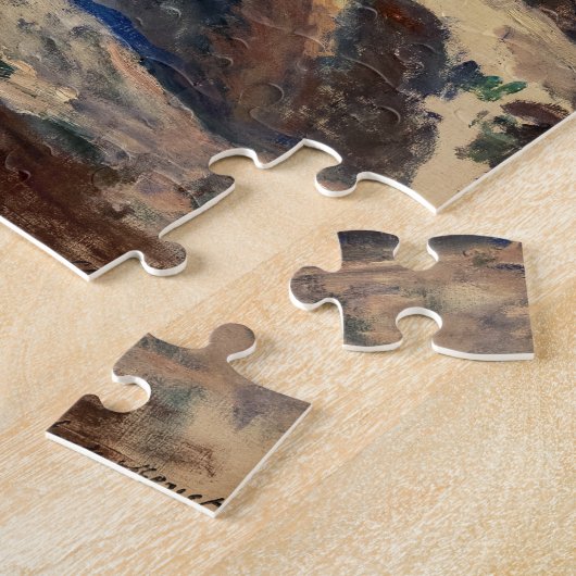 Puzzle OEuvre d'art Claude Monet - Le Château de Dolceacq (Côté)