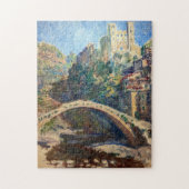 Puzzle OEuvre d'art Claude Monet - Le Château de Dolceacq (Vertical)