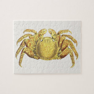Puzzle Œuvre d'art côtière nautique vintage crabe variegé