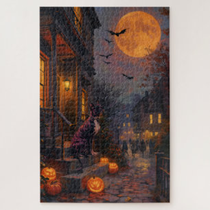 Puzzle Œuvre d'art de porche d'Halloween gothique de Bost