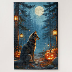 Puzzle Œuvre d'art d'Halloween de la forêt nordique de Ch