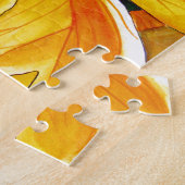 Puzzle Œuvre d'art florale originale aquarelle Wallflower (Côté)