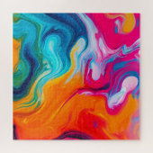Puzzle Oeuvre d'art liquide dynamique (Horizontal)