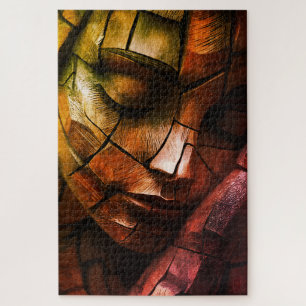 Puzzle Œuvre d'art murale abstraite en mosaïque représent
