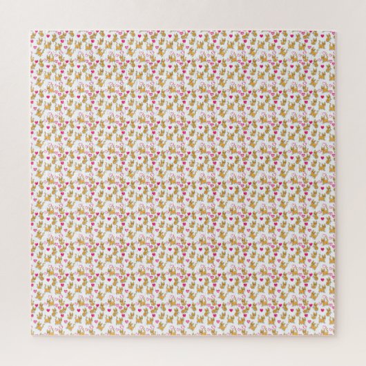 Puzzle Oeuvre de chat | Cute chat Valentine (Vertical)