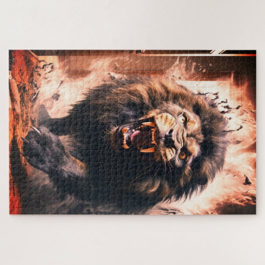 Puzzle OEuvre de Lion (Horizontal)