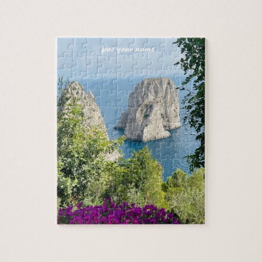 Puzzle of Monte Solaro Capri, Italy Legpuzzel (Verticaal)