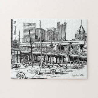 Puzzle of Pittsburgh Legpuzzel