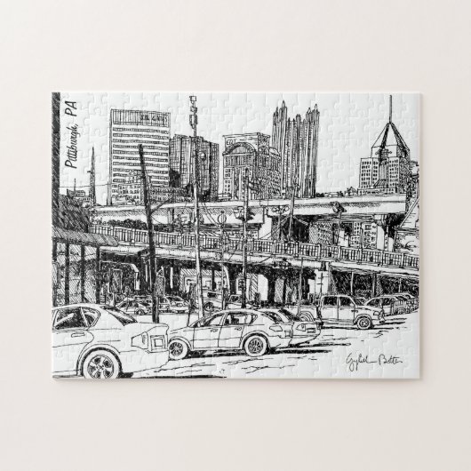 Puzzle of Pittsburgh Legpuzzel (Horizontaal)