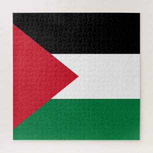 Puzzle officiellement le drapeau de l'État de Palestine