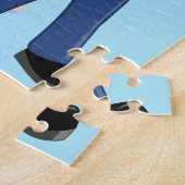 Puzzle Officier de police et voiture de patrouille (Côté)