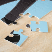 Puzzle Officier de police et voiture de patrouille Ji (Côté)