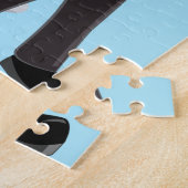 Puzzle Officier de police et voiture de patrouille Ji (Côté)