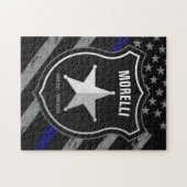 Puzzle Officier de police Shérif Cop Flag (Horizontal)