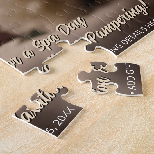 Puzzle Offrez une expérience de jour Spa! (Côté)