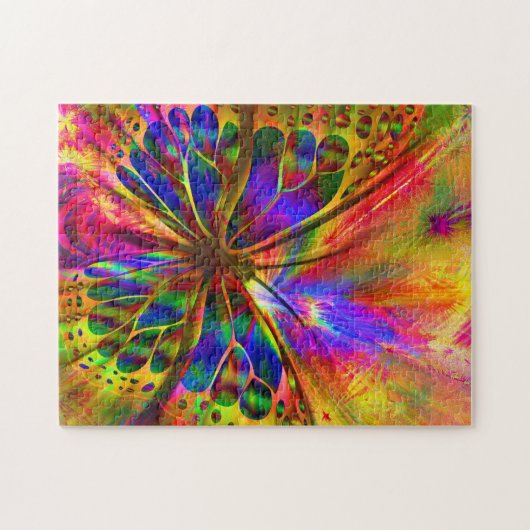 Puzzle Oh, non ! Le Papillon est piégé ! ! Attends. . .dé (Horizontal)