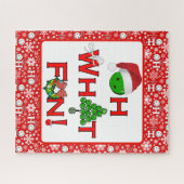 Puzzle Oh Quel Amusement Noël Pickleball Party (Horizontal)