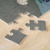 Puzzle Ohara Koson, deux lapins - Art Japonais (Côté)