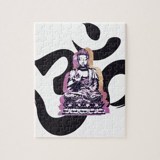 Puzzle Ohm de Buddah de coucher du soleil (Vertical)