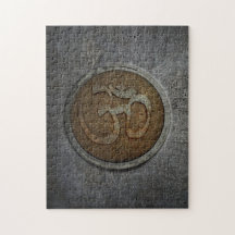 Ohm Sign Puzzle. La Spiritualité Rencontre La Tête