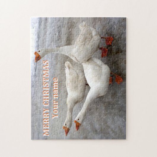 Puzzle Oie blanche (Vertical)