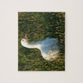 Puzzle Oie dans l'herbe au coucher du soleil (Vertical)