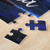 Puzzle Oie du Canada agitant sa nature de l'eau bleue (Côté)