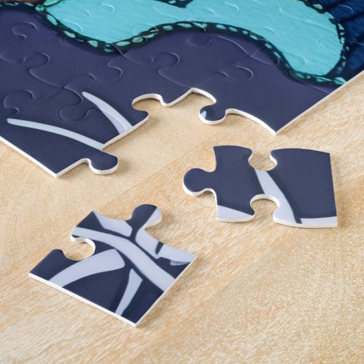 Puzzle Oie lunaire dans la forêt (Côté)