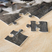 Puzzle Oies de neige de vol (Côté)
