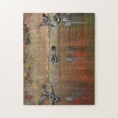 Puzzle Oies du Canada en vol (Vertical)