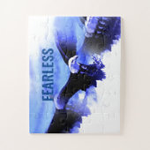 Puzzle Oigle sans peur Motivational Courage Artwork (Vertical)