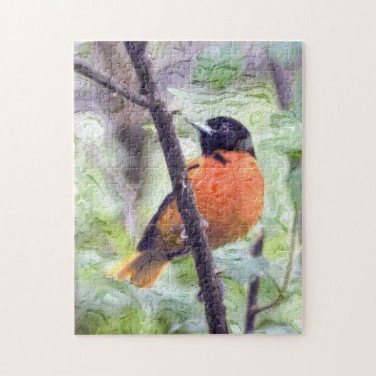 Puzzle Oiseau animal Baltimore Oriole (Vertical)