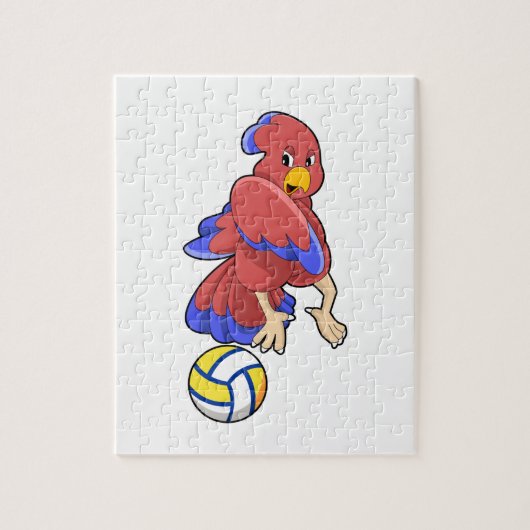 Puzzle Oiseau aux sports de volley-ball (Vertical)