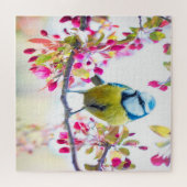 Puzzle Oiseau bleu printemps (Horizontal)
