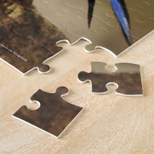 Puzzle Oiseau, Bluebird, (Côté)