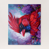 Puzzle Oiseau Cardinal Beau (Vertical)
