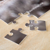 Puzzle Oiseau-chanteur leuciste tacheté à la pointe du mo (Côté)