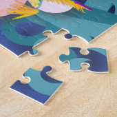 Puzzle Oiseau coloré (Côté)