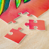 Puzzle Oiseau coloré de Fleur Paradise (Côté)