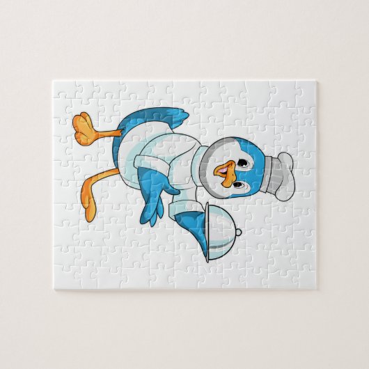 Puzzle Oiseau comme cuire avec Platter (Horizontal)