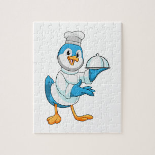 Puzzle Oiseau comme cuire avec Platter