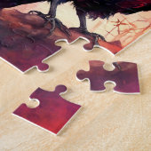 Puzzle Oiseau corbeau 97 (Côté)