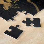 Puzzle Oiseau de coq d'or Classique japonais Antique (Côté)