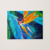 Puzzle oiseau de fleur de paradis (Horizontal)
