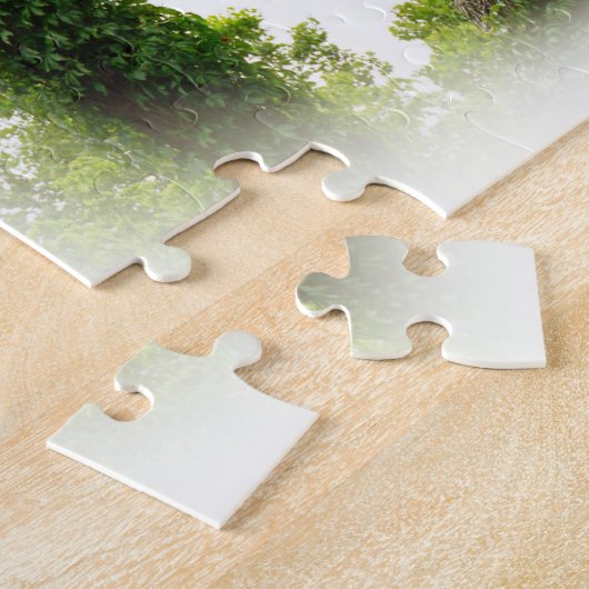 Puzzle Oiseau de Héron Bleu perché sur un arbre Nature Ar (Côté)